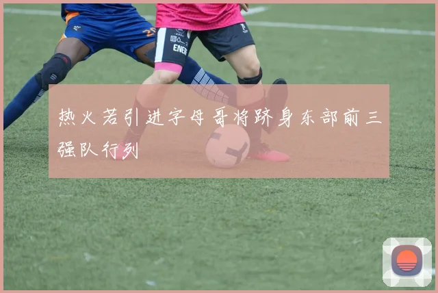 热火若引进字母哥将跻身东部前三强队行列